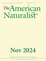 front cover of The American Naturalist, volume 204 number 5 (November 2024)