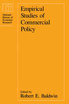 front cover of Empirical Studies of Commercial Policy