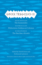 front cover of Greek Tragedies 3