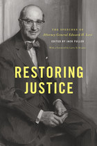front cover of Restoring Justice