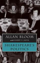 front cover of Shakespeare's Politics