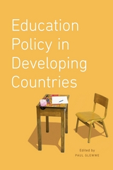 front cover of Education Policy in Developing Countries
