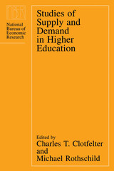 front cover of Studies of Supply and Demand in Higher Education