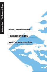 front cover of Phenomenology and Deconstruction, Volume One