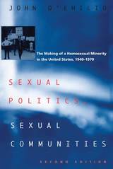 front cover of Sexual Politics, Sexual Communities