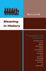 front cover of Meaning in History