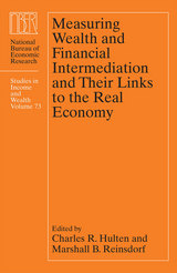 front cover of Measuring Wealth and Financial Intermediation and Their Links to the Real Economy