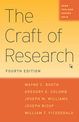 front cover of The Craft of Research, Fourth Edition