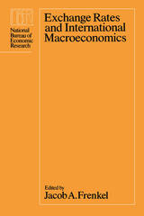 front cover of Exchange Rates and International Macroeconomics
