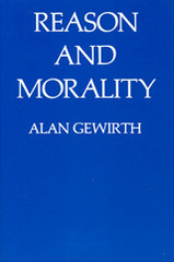front cover of Reason and Morality