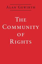 front cover of The Community of Rights