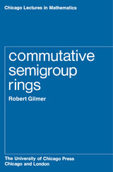 front cover of Commutative Semigroup Rings