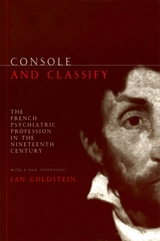 front cover of Console and Classify