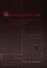front cover of Opening Scripture