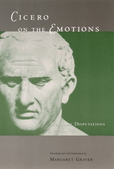 front cover of Cicero on the Emotions