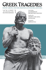 front cover of Greek Tragedies, Volume 1