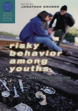front cover of Risky Behavior among Youths