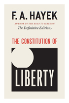 front cover of The Constitution of Liberty