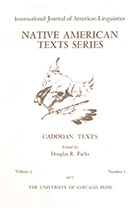 front cover of Caddoan Texts