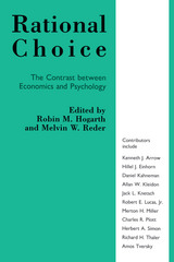 front cover of Rational Choice
