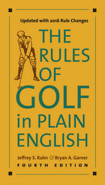 front cover of The Rules of Golf in Plain English, Fourth Edition