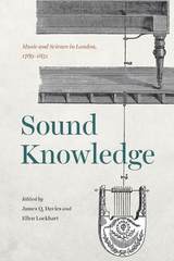 front cover of Sound Knowledge