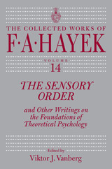front cover of The Sensory Order and Other Writings on the Foundations of Theoretical Psychology