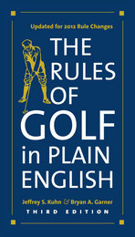 front cover of The Rules of Golf in Plain English, Third Edition