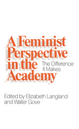 front cover of A Feminist Perspective in the Academy