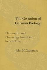 front cover of The Gestation of German Biology