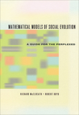 front cover of Mathematical Models of Social Evolution