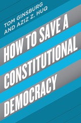 front cover of How to Save a Constitutional Democracy