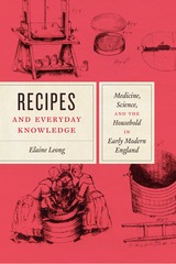 front cover of Recipes and Everyday Knowledge