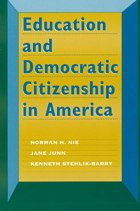 front cover of Education and Democratic Citizenship in America
