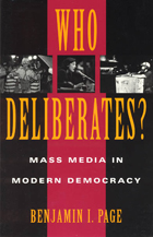 front cover of Who Deliberates?