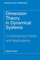 front cover of Dimension Theory in Dynamical Systems