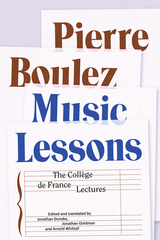 front cover of Music Lessons