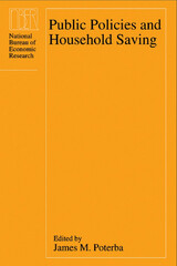 front cover of Public Policies and Household Saving