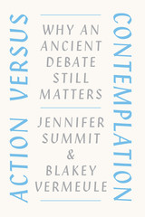 front cover of Action versus Contemplation