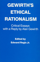 front cover of Gewirth's Ethical Rationalism