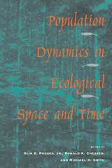 front cover of Population Dynamics in Ecological Space and Time