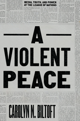front cover of A Violent Peace