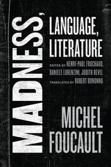 front cover of Madness, Language, Literature