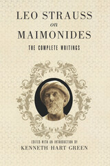front cover of Leo Strauss on Maimonides