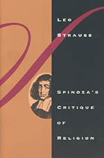 front cover of Spinoza's Critique of Religion
