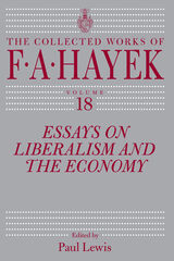 front cover of Essays on Liberalism and the Economy, Volume 18