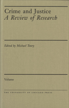 front cover of Crime and Justice, Volume 6