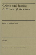 front cover of Crime and Justice, Volume 10