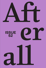front cover of Afterall