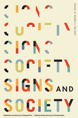 front cover of Signs and Society, volume 10 number 3 (Fall 2022)